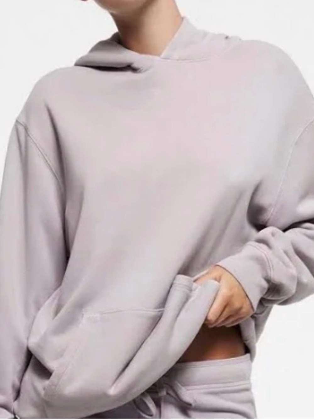 NWOT SKIMS Oversized French Terry Hoodie Oyster Size M